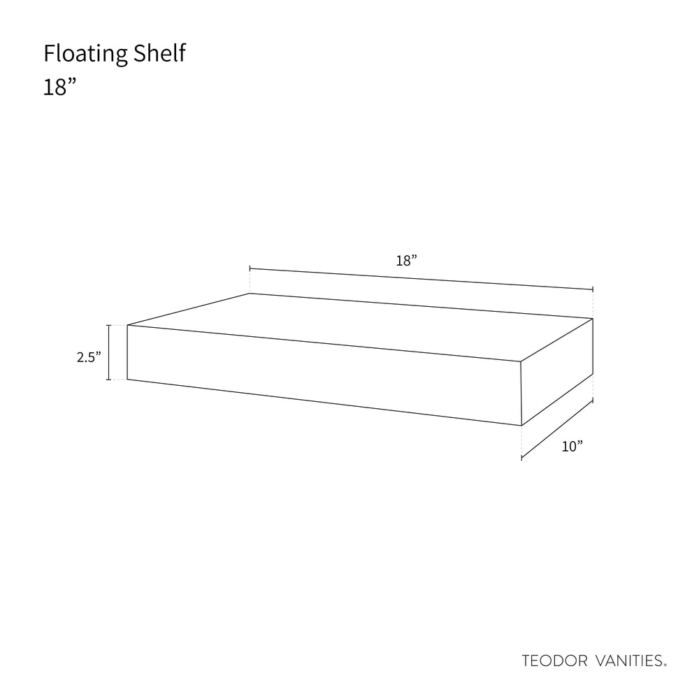 
                  
                    White Oak Floating Shelf
                  
                