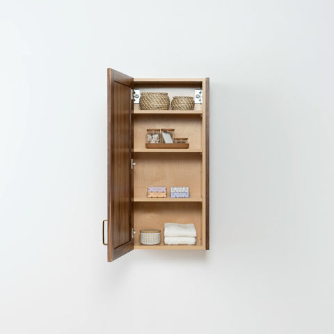 Bridgeport American Black Walnut Wall Cabinet Teodor Bathroom Vanity United States