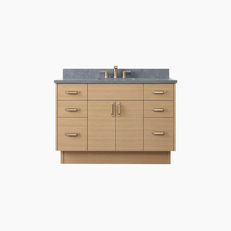 Austin 48" Natural White Oak Bathroom Vanity