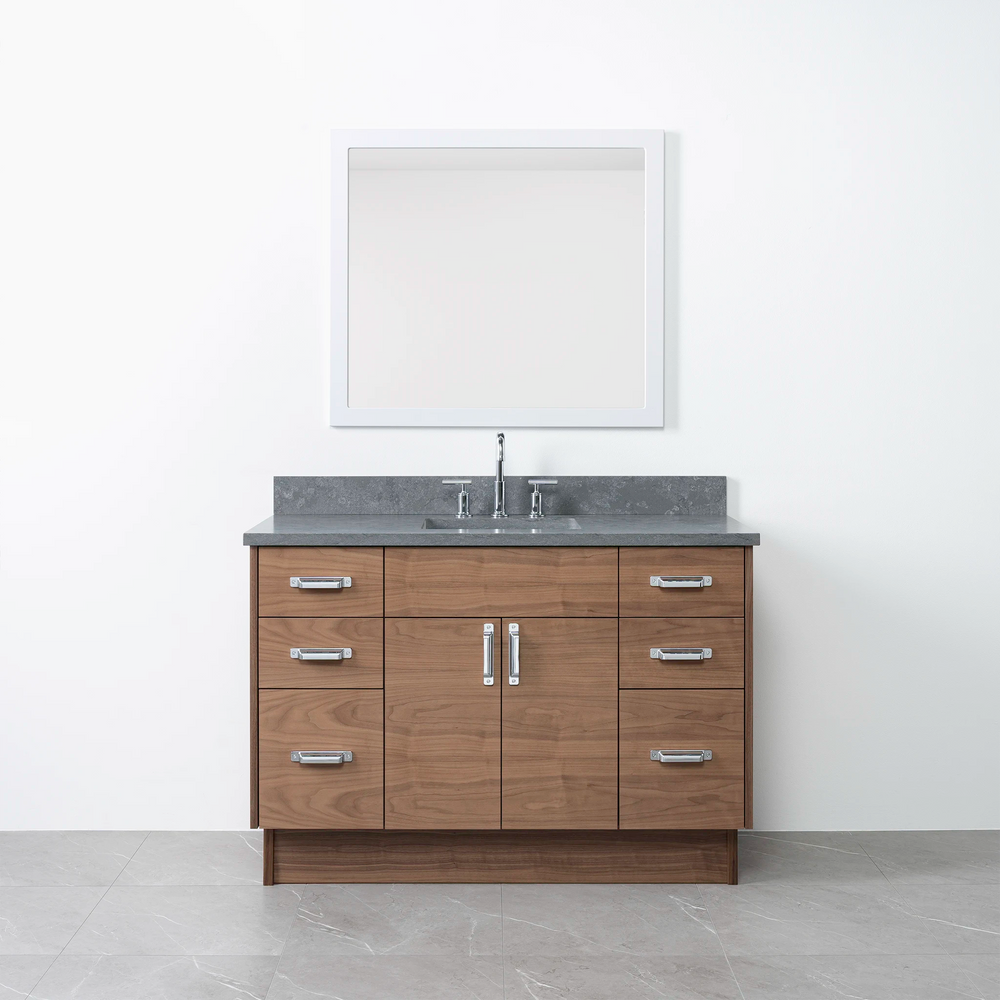 
                  
                    Austin 48", Teodor® Modern American Black Walnut Vanity - Teodor Vanities United States
                  
                