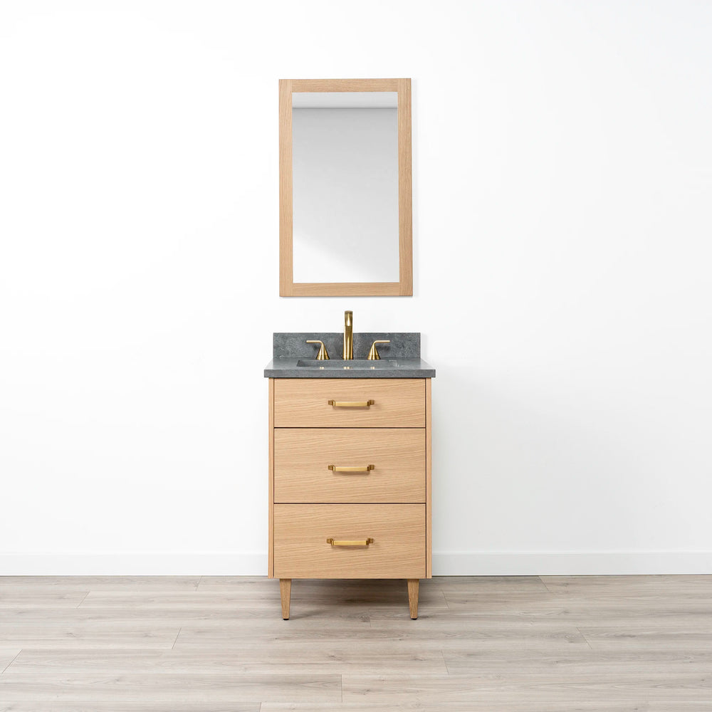 
                  
                    Ashbury 24" Natural White Oak Bathroom Vanity - All Drawers
                  
                