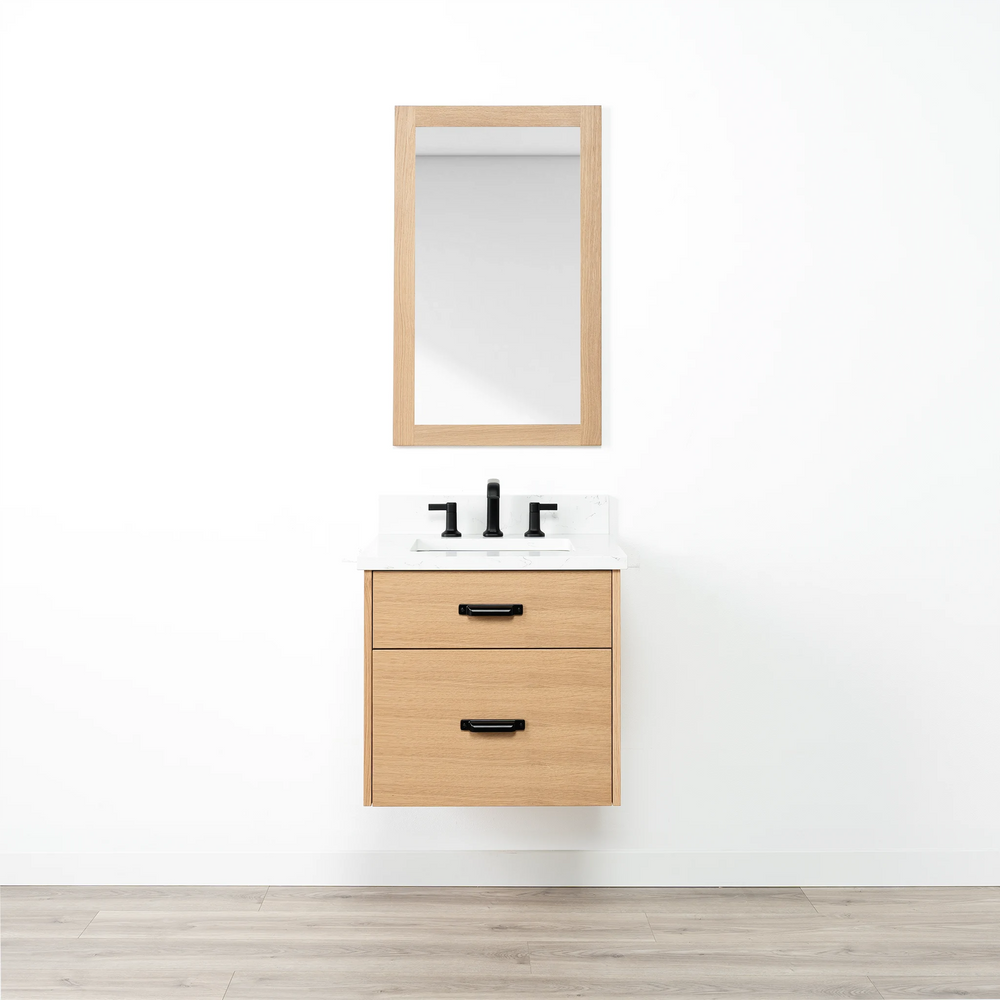 
                  
                    Ashbury 24" Wall Mount Natural White Oak Bathroom Vanity
                  
                