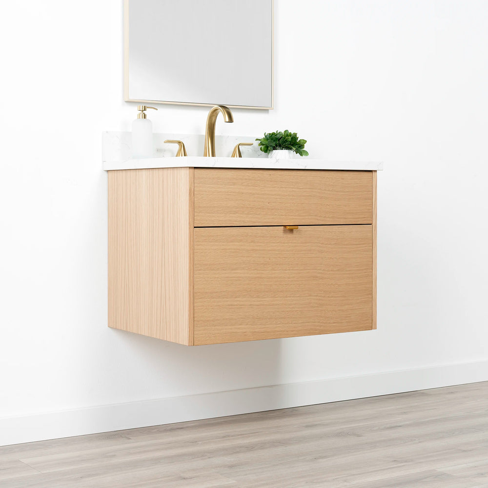 
                  
                    Ashbury 30" Wall Mount Natural White Oak Bathroom Vanity
                  
                