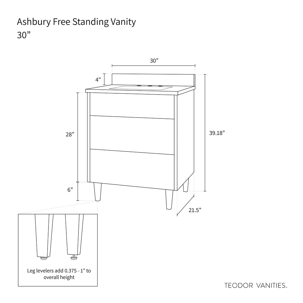 
                  
                    Ashbury 30" Natural White Oak Bathroom Vanity
                  
                