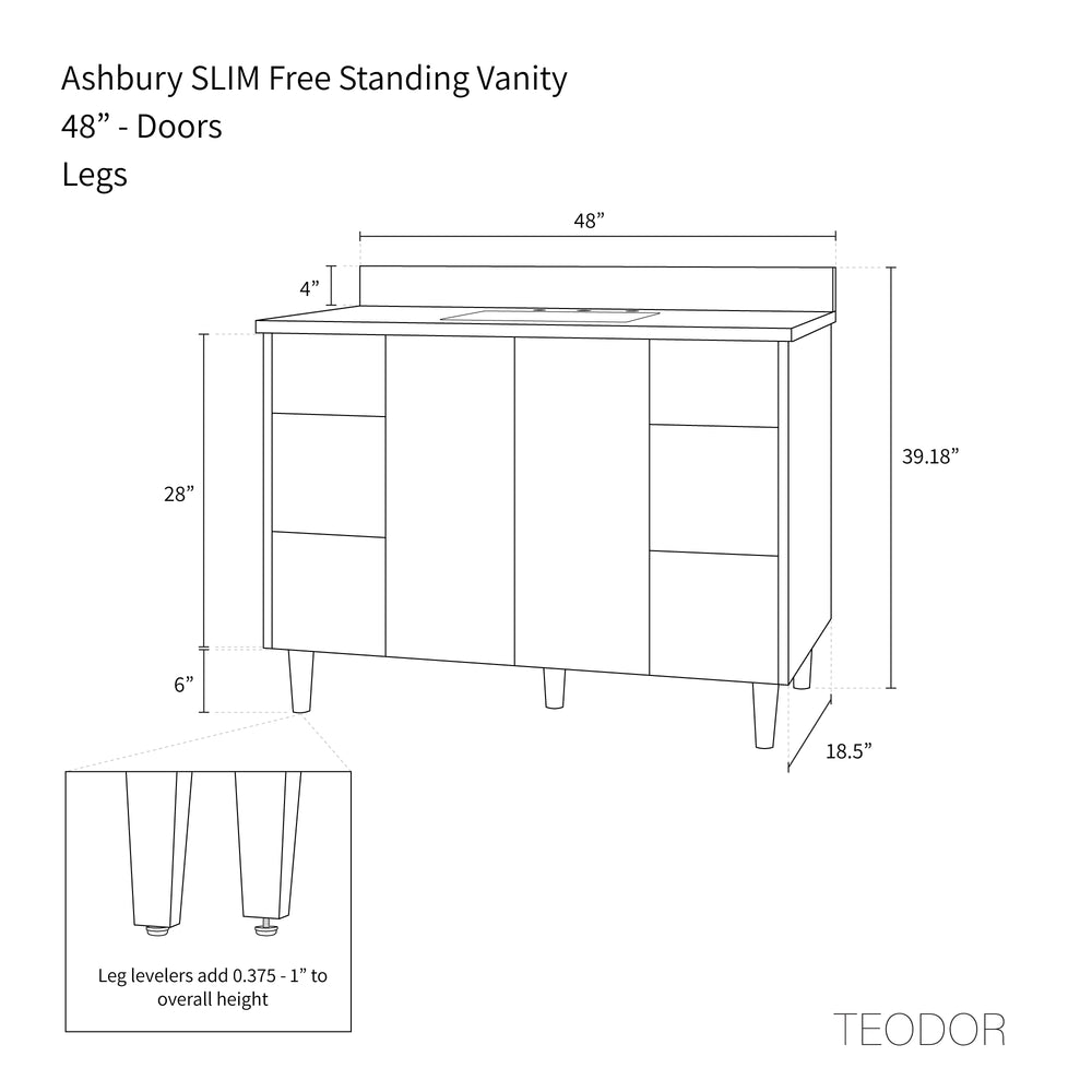 
                  
                    Ashbury SLIM 48" Natural White Oak Bathroom Vanity
                  
                