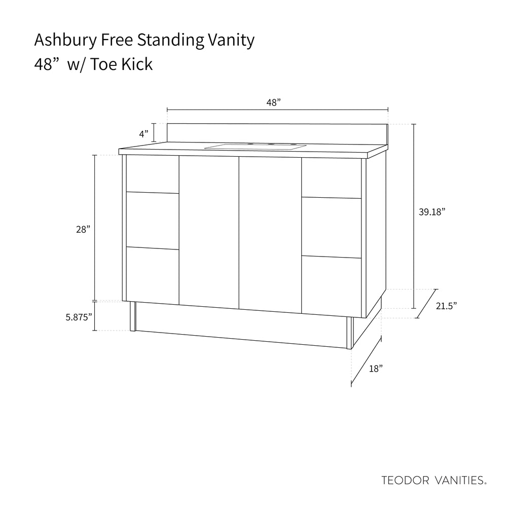 
                  
                    Ashbury 48" Natural White Oak Bathroom Vanity
                  
                