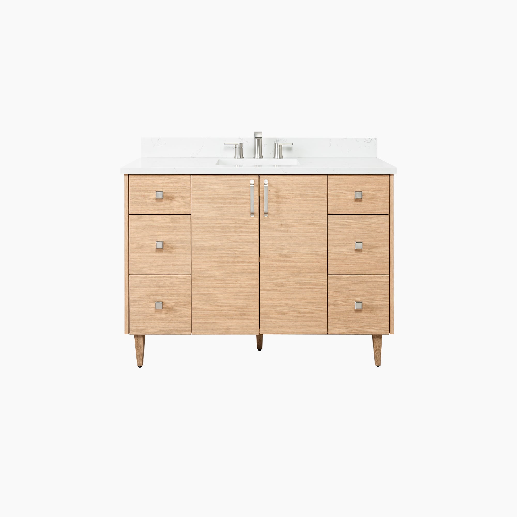 Ashbury 48" Natural White Oak Bathroom Vanity