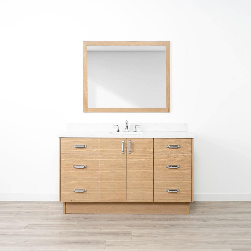 
                  
                    Ashbury 60" Natural White Oak Bathroom Vanity
                  
                