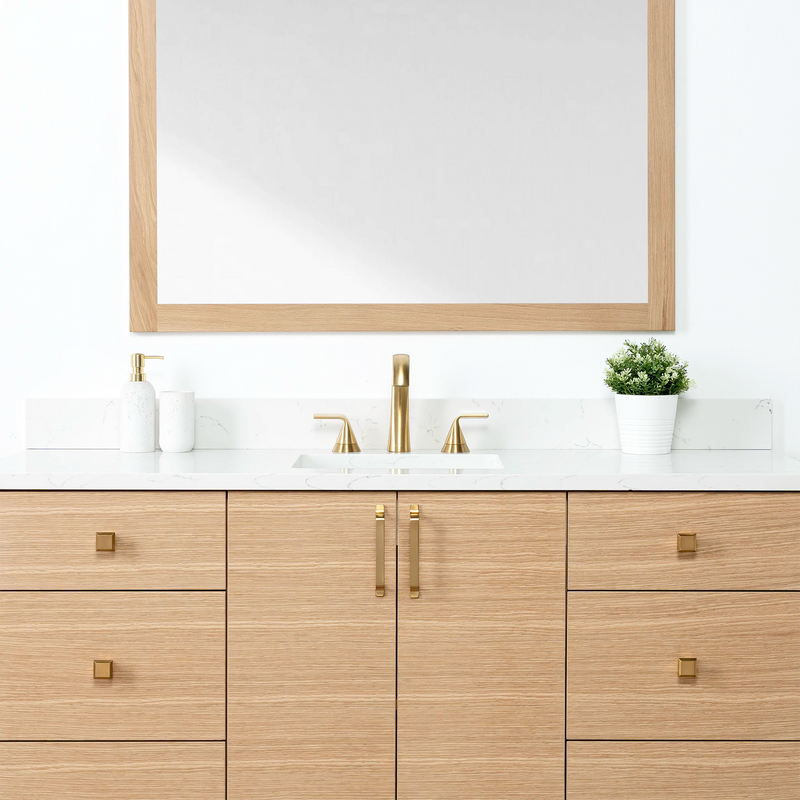 Ashbury 60" Natural White Oak Bathroom Vanity