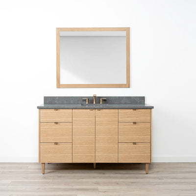 Ashbury 60" Natural White Oak Bathroom Vanity