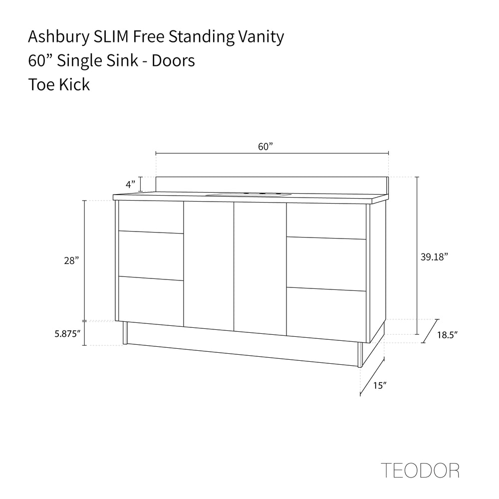 
                  
                    Ashbury SLIM 60" Natural White Oak Bathroom Vanity
                  
                