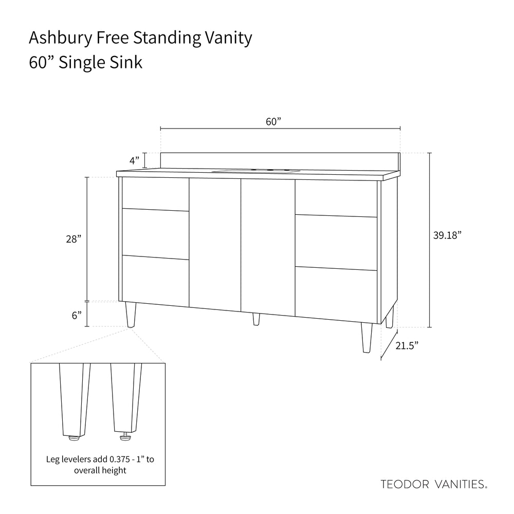 
                  
                    Ashbury 60" Natural White Oak Bathroom Vanity
                  
                