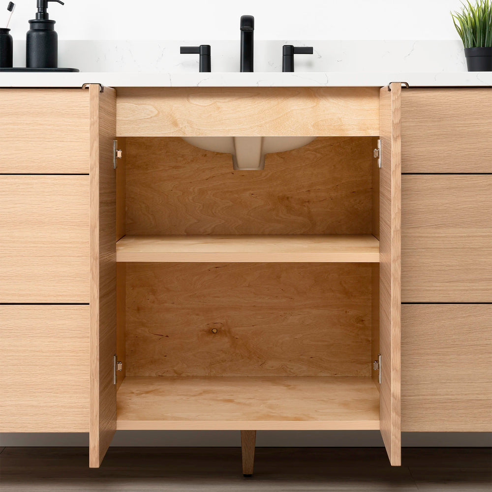 
                  
                    Ashbury 72" Natural White Oak Bathroom Vanity
                  
                