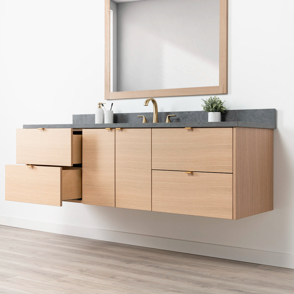 
                  
                    Ashbury 72" Wall Mount Natural White Oak Bathroom Vanity
                  
                