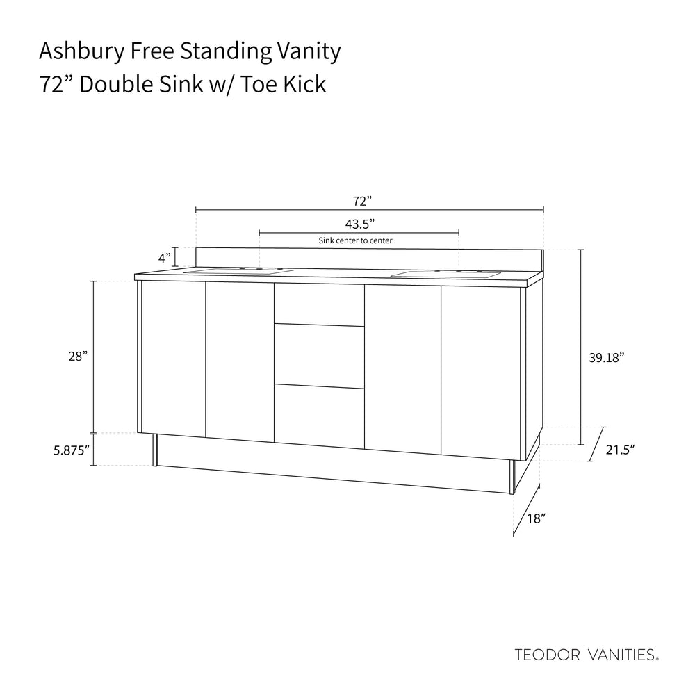 
                  
                    Ashbury SLIM 72" Natural White Oak Bathroom Vanity, Double Sink Teodor Bathroom Vanity United States
                  
                