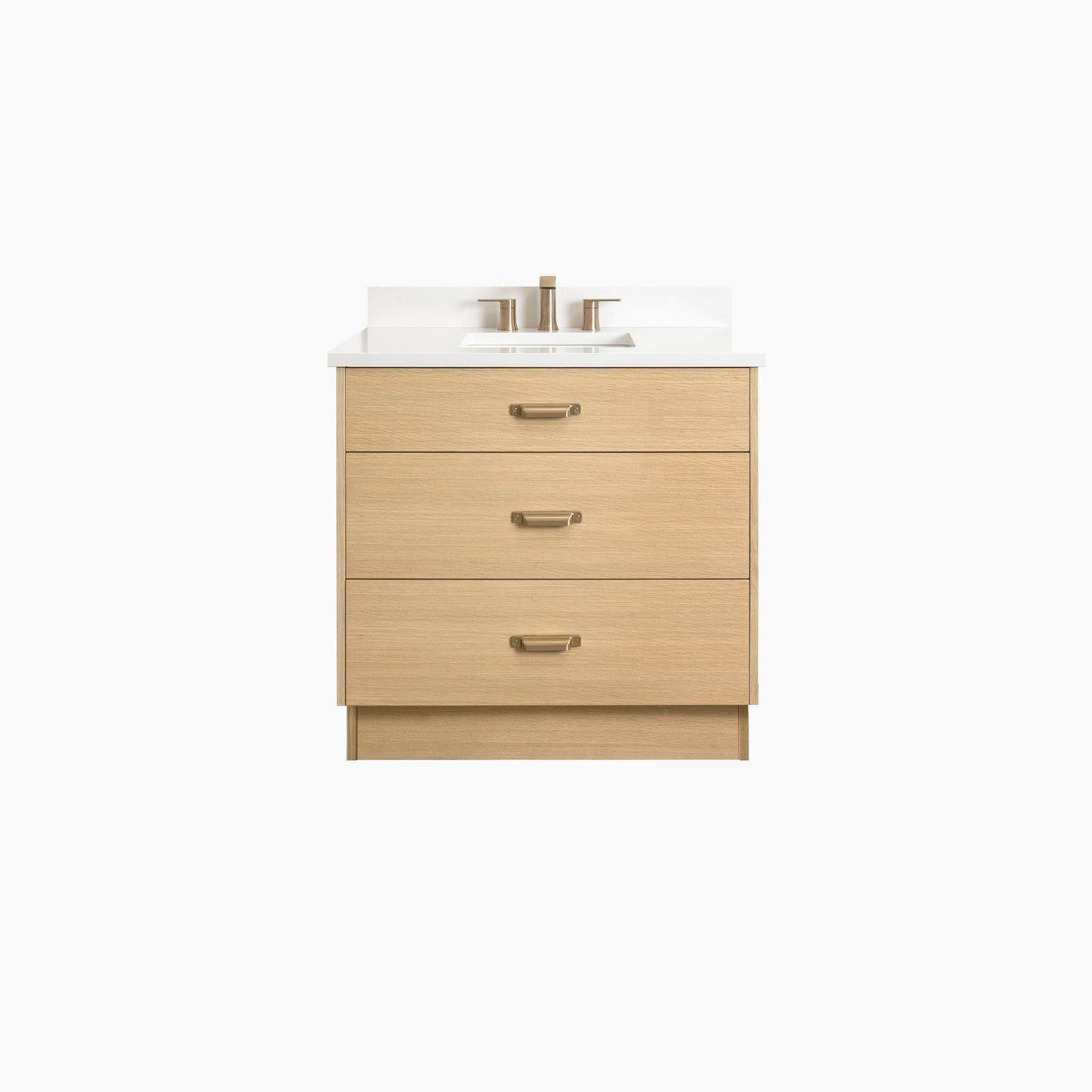 
                  
                    Ashbury SLIM 36" Natural White Oak Bathroom Vanity - All Drawers Teodor Bathroom Vanity United States
                  
                