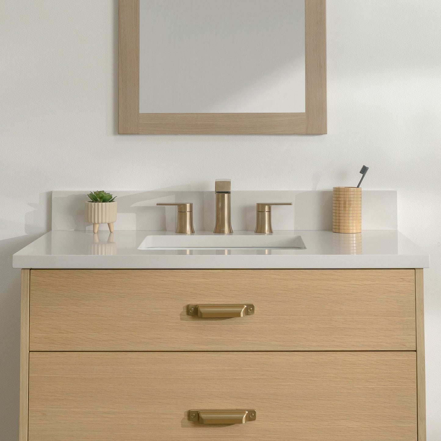 
                  
                    Ashbury SLIM 36" Natural White Oak Bathroom Vanity - All Drawers Teodor Bathroom Vanity United States
                  
                