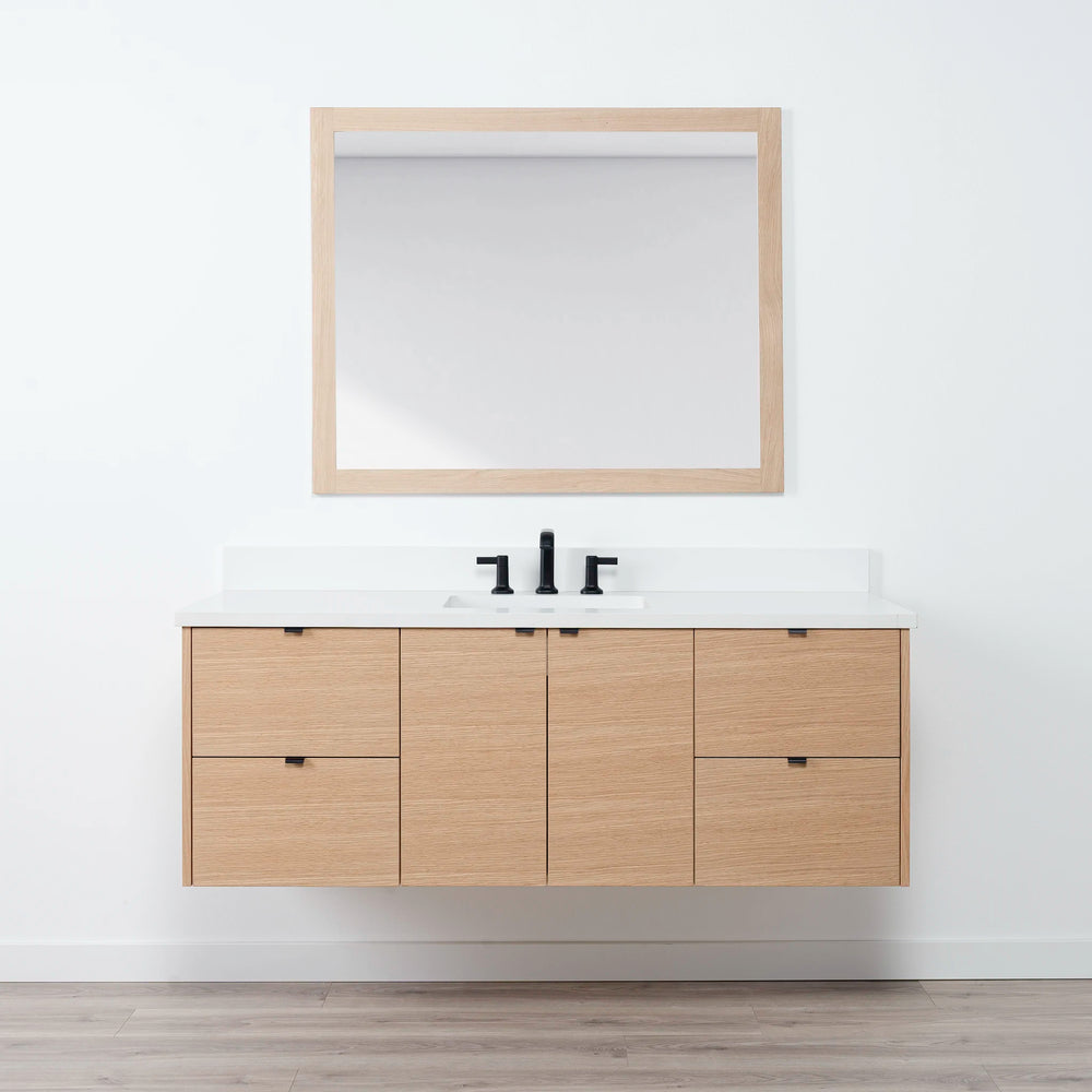 
                  
                    Ashbury 60" Wall Mount Natural White Oak Bathroom Vanity
                  
                