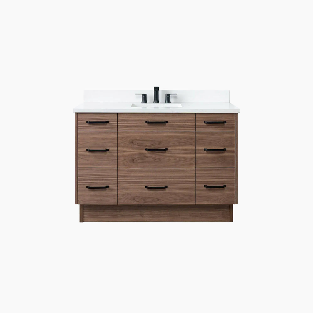 
                  
                    Asher 48" American Black Walnut Bathroom Vanity
                  
                