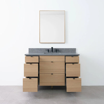 Asher 48" Natural White Oak Bathroom Vanity