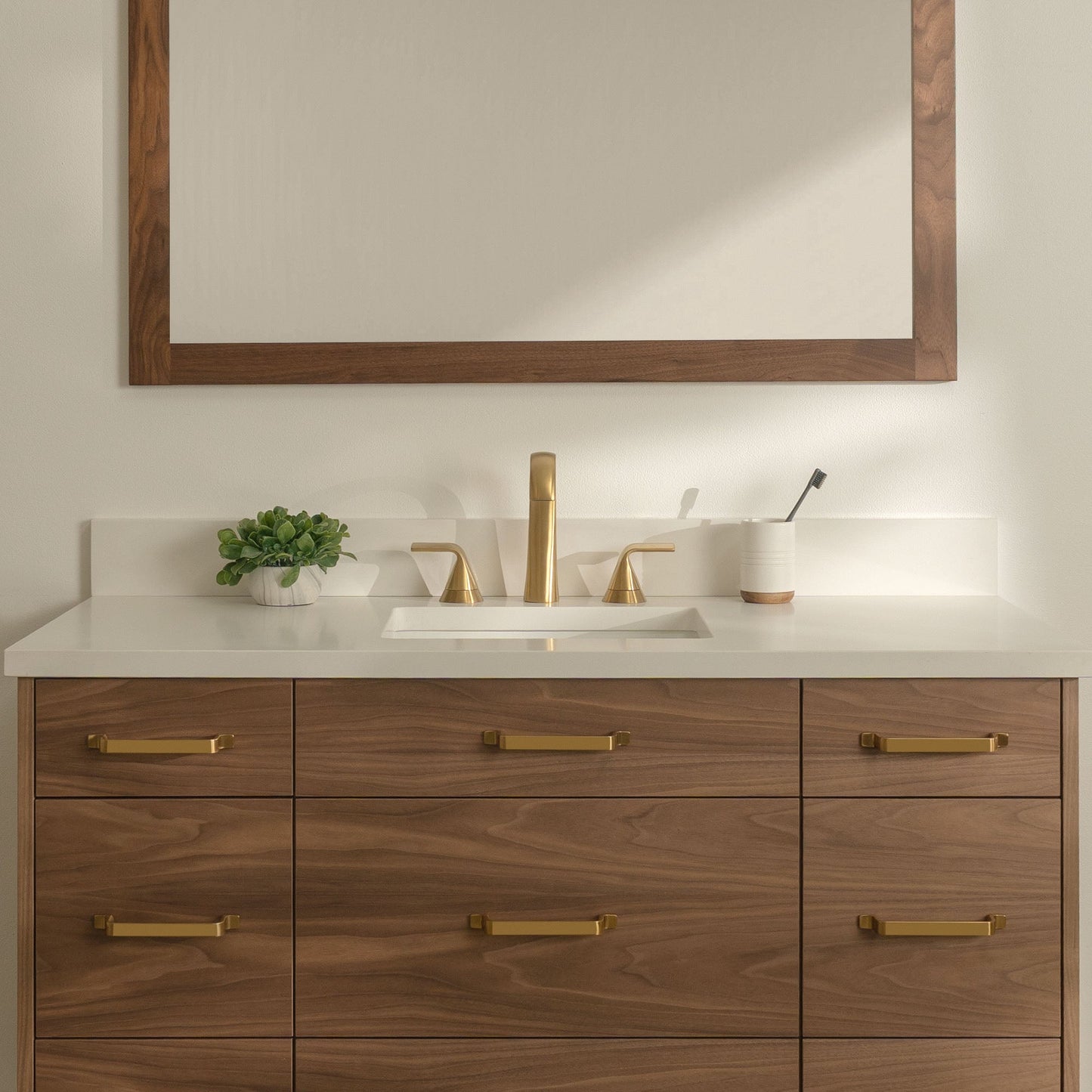 
                  
                    Asher SLIM Stainless 48" American Black Walnut Bathroom Vanity Teodor Bathroom Vanity United States
                  
                