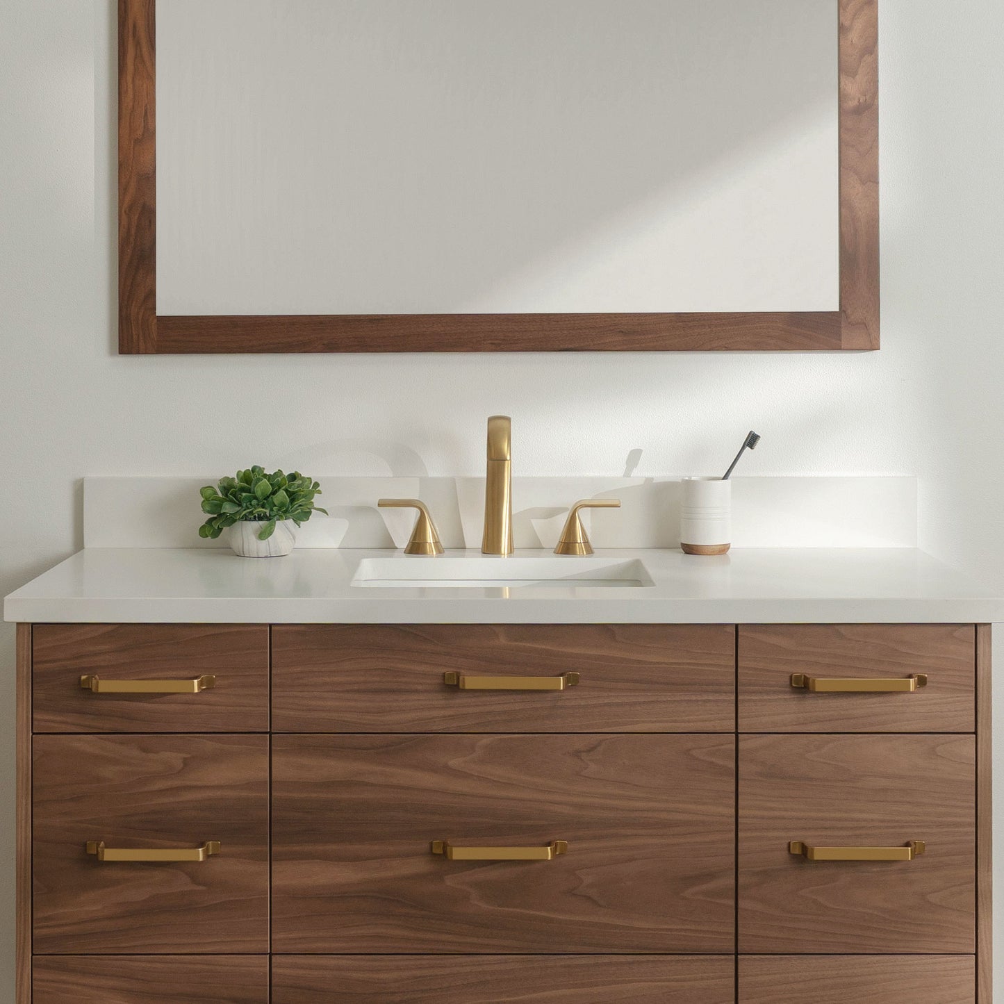 
                  
                    Asher Stainless SLIM 48" American Black Walnut Bathroom Vanity
                  
                