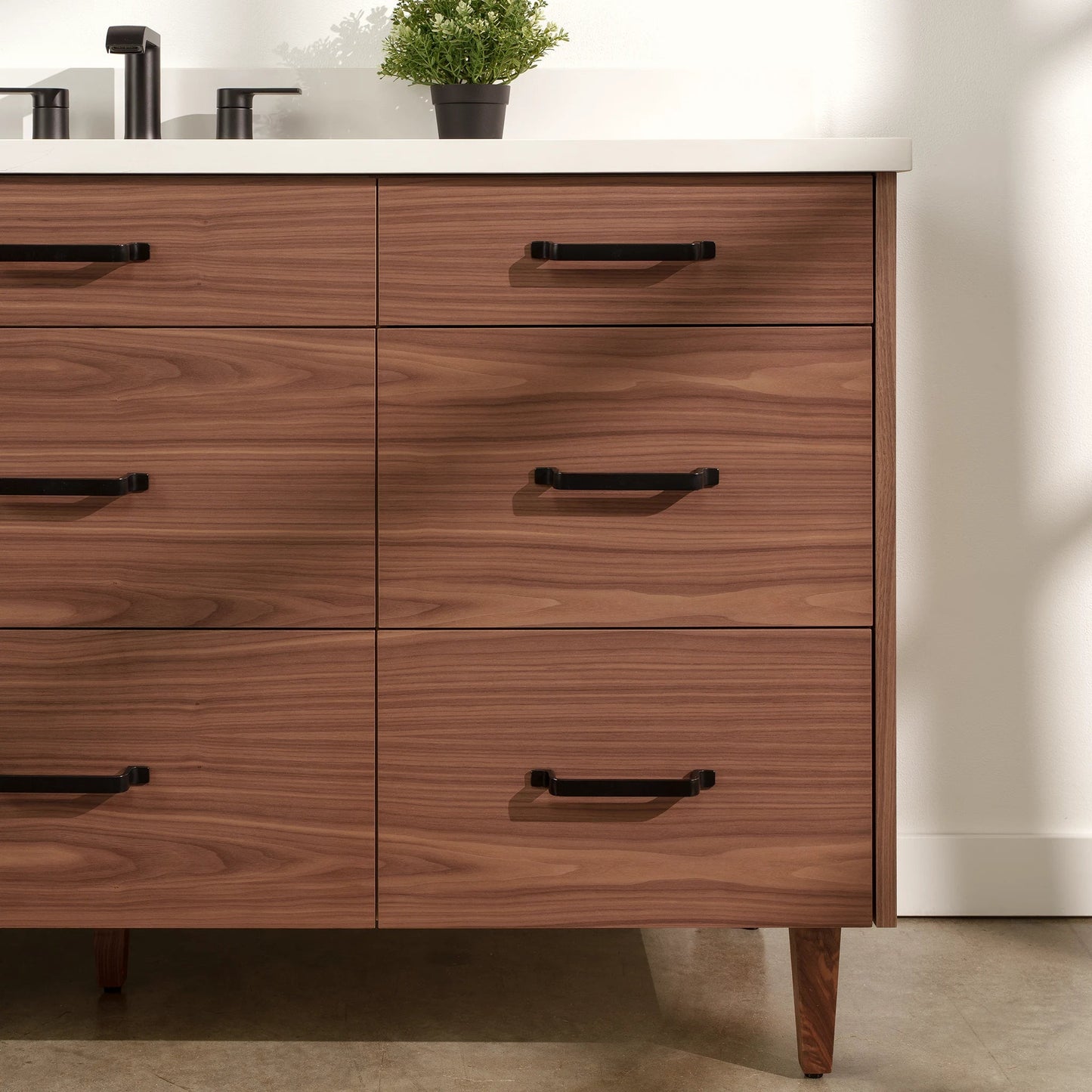 
                  
                    Asher Stainless SLIM 60" American Black Walnut Bathroom Vanity Teodor Bathroom Vanity United States
                  
                