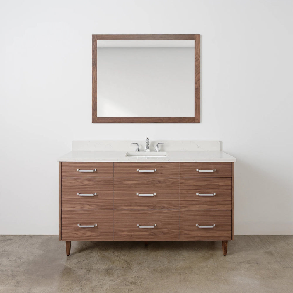 
                  
                    Asher Stainless SLIM 60" American Black Walnut Bathroom Vanity Teodor Bathroom Vanity United States
                  
                