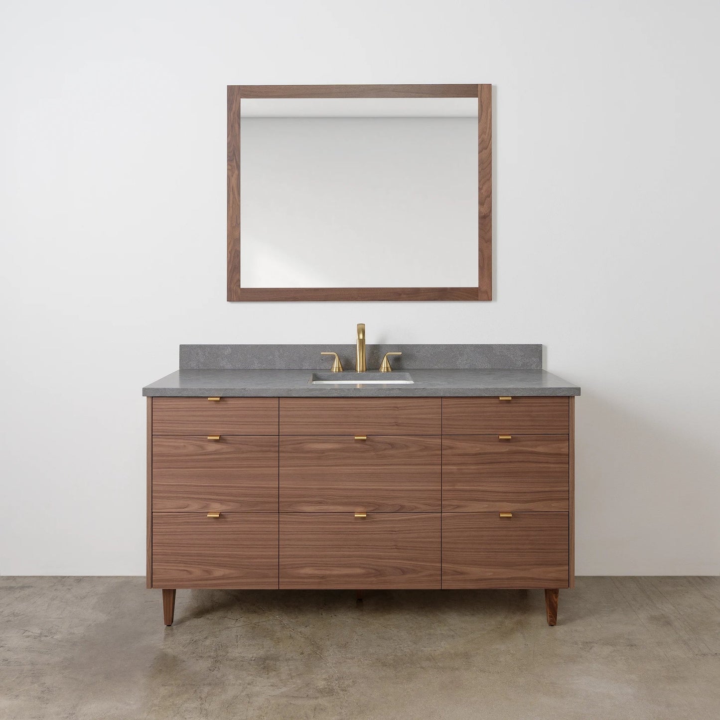 
                  
                    Asher Stainless SLIM 60" American Black Walnut Bathroom Vanity Teodor Bathroom Vanity United States
                  
                