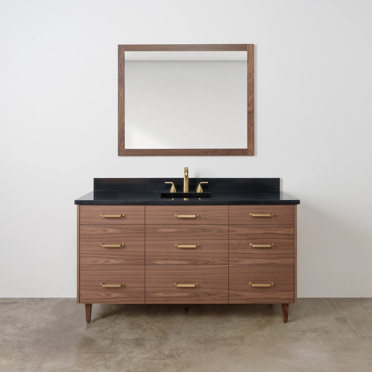 
                  
                    Asher Stainless SLIM 60" American Black Walnut Bathroom Vanity Teodor Bathroom Vanity United States
                  
                