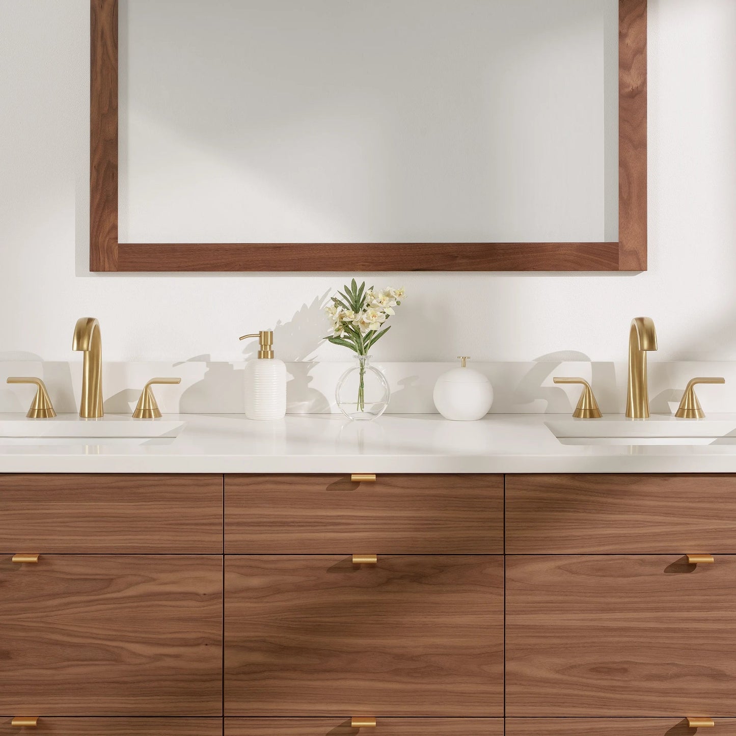 
                  
                    Asher Stainless SLIM 72" American Black Walnut Bathroom Vanity, Double Sink Teodor Bathroom Vanity United States
                  
                