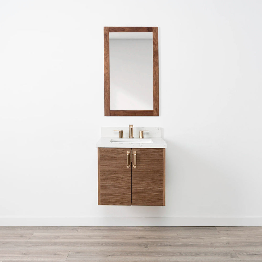 
                  
                    Austin SLIM 24" Wall Mount American Black Walnut Bathroom Vanity Teodor Bathroom Vanity United States
                  
                