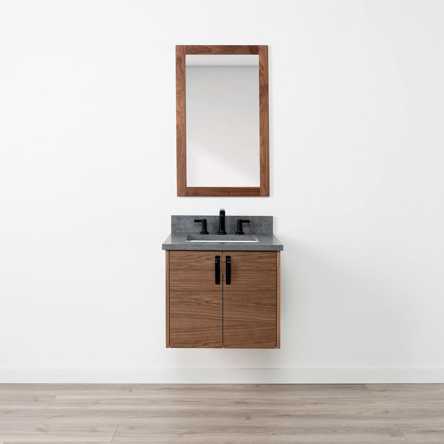 
                  
                    Austin SLIM 24" Wall Mount American Black Walnut Bathroom Vanity Teodor Bathroom Vanity United States
                  
                