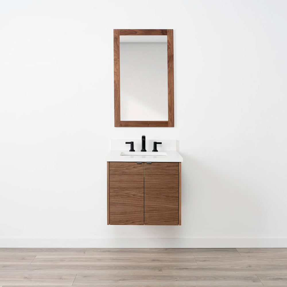 
                  
                    Austin SLIM 24" Wall Mount American Black Walnut Bathroom Vanity Teodor Bathroom Vanity United States
                  
                