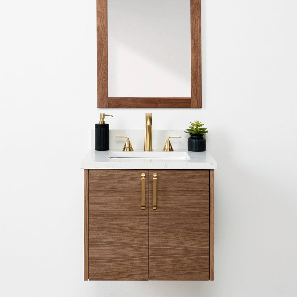 
                  
                    Austin SLIM 24" Wall Mount American Black Walnut Bathroom Vanity Teodor Bathroom Vanity United States
                  
                