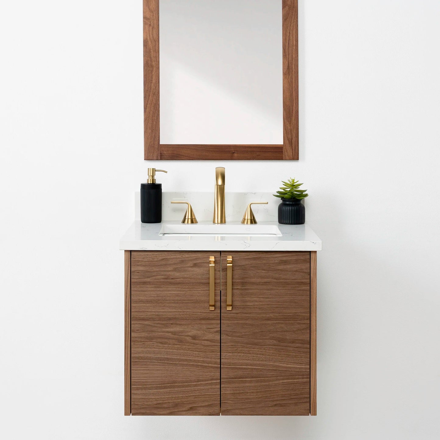 
                  
                    Austin SLIM 24" Wall Mount American Black Walnut Bathroom Vanity Teodor Bathroom Vanity United States
                  
                