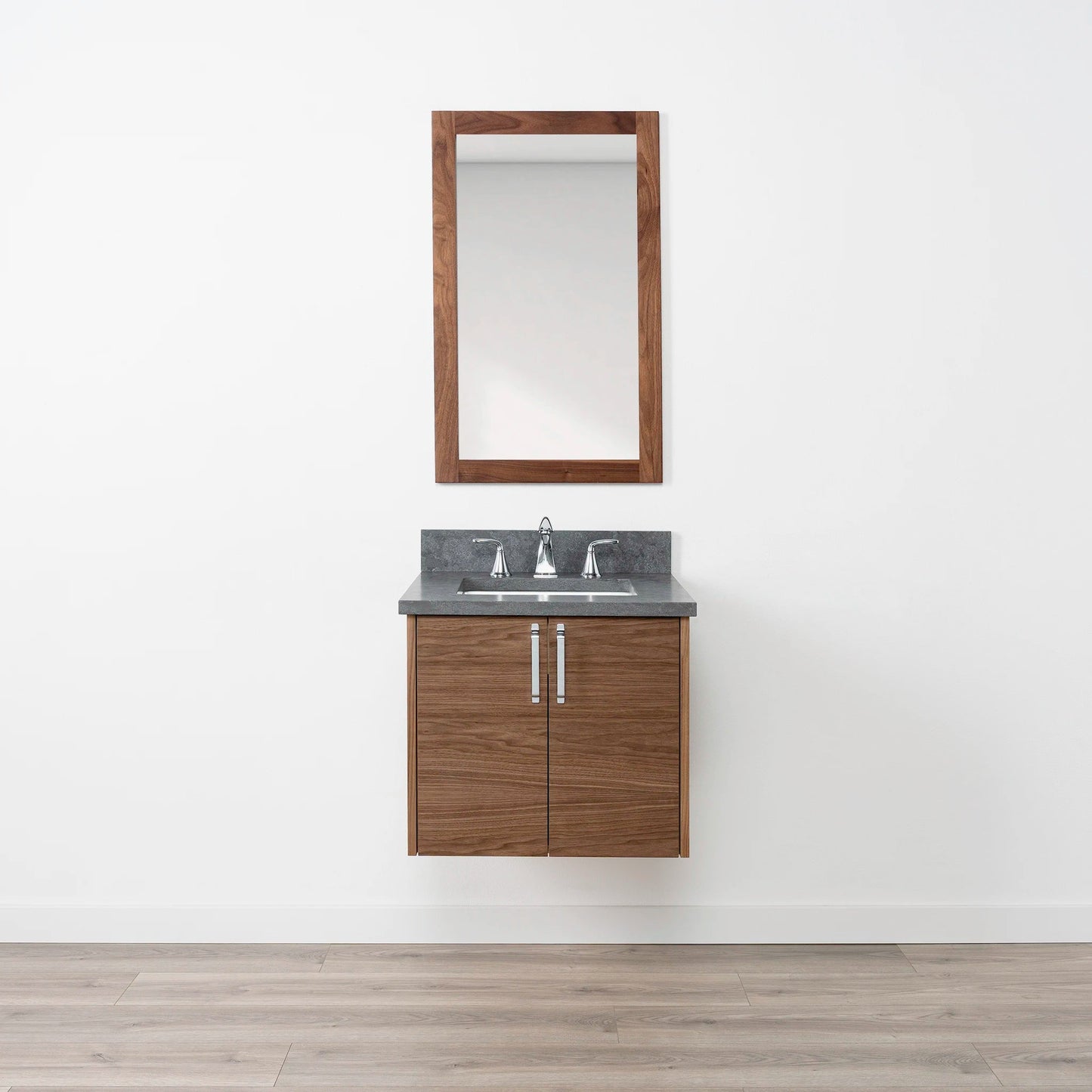 
                  
                    Austin SLIM 24" Wall Mount American Black Walnut Bathroom Vanity Teodor Bathroom Vanity United States
                  
                