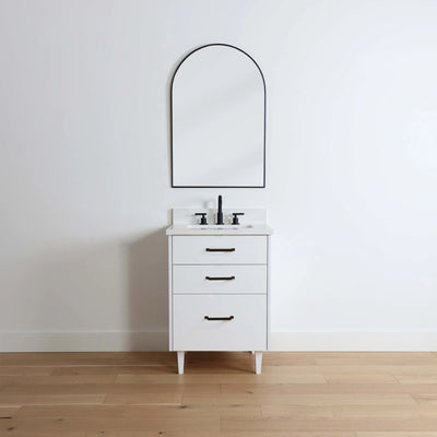 Austin 24" Gloss White Bathroom Vanity