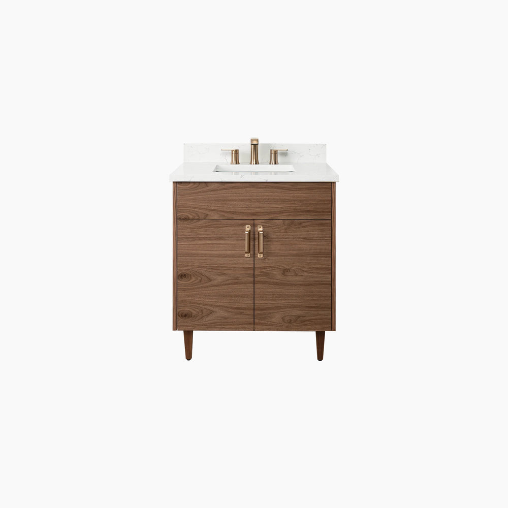 Austin SLIM 30" American Black Walnut Bathroom Vanity Teodor Bathroom Vanity United States