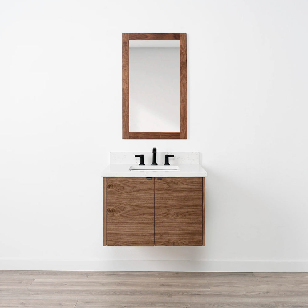 
                  
                    Austin SLIM 30" Wall Mount American Black Walnut Bathroom Vanity Teodor Bathroom Vanity United States
                  
                