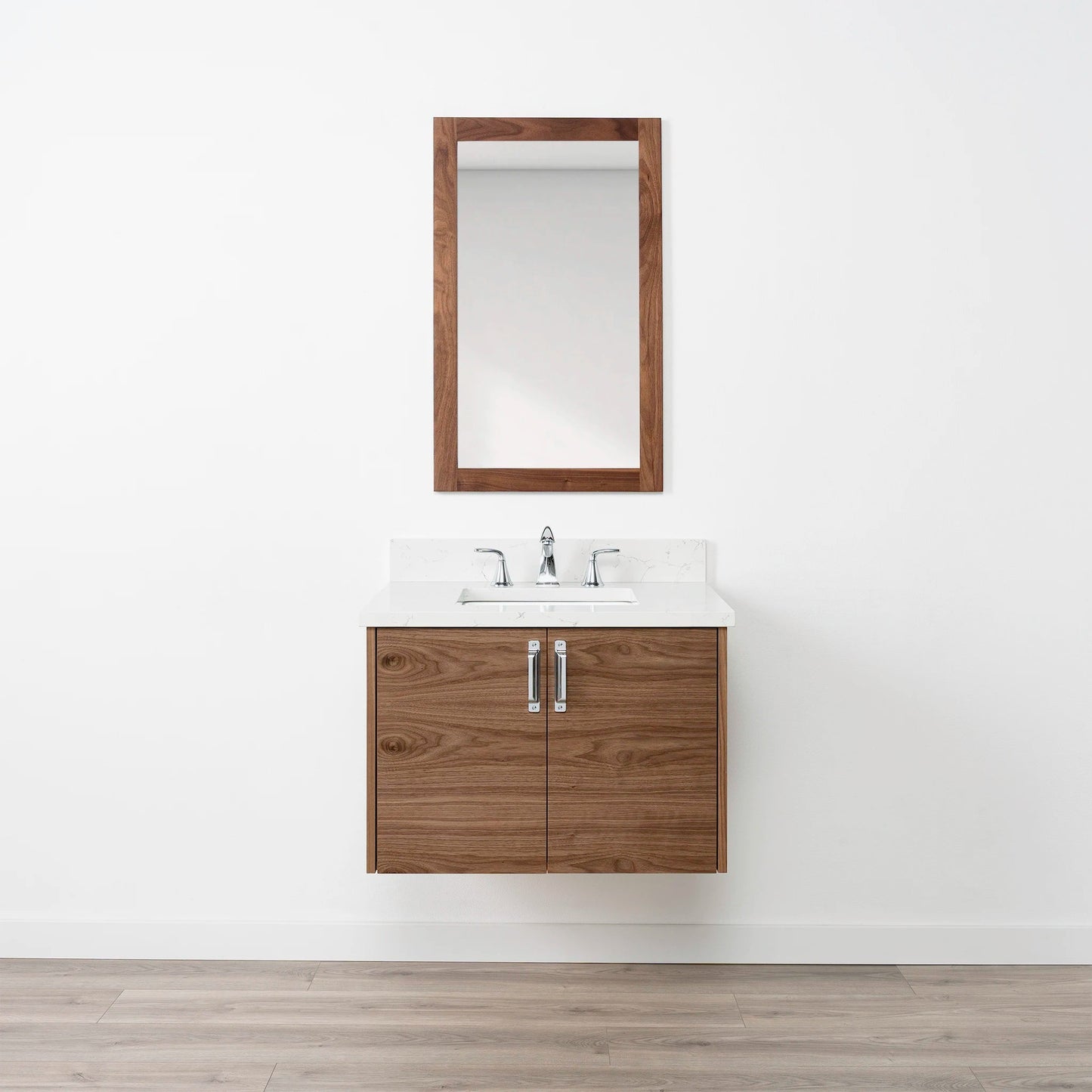 
                  
                    Austin SLIM 30" Wall Mount American Black Walnut Bathroom Vanity Teodor Bathroom Vanity United States
                  
                