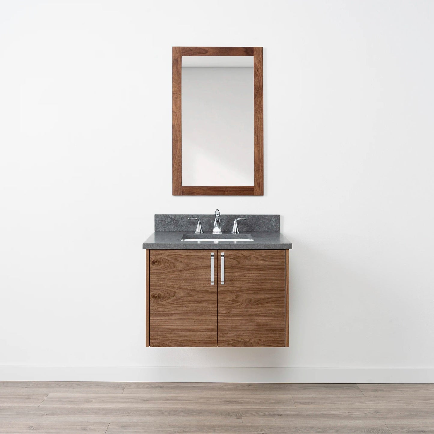 
                  
                    Austin SLIM 30" Wall Mount American Black Walnut Bathroom Vanity Teodor Bathroom Vanity United States
                  
                