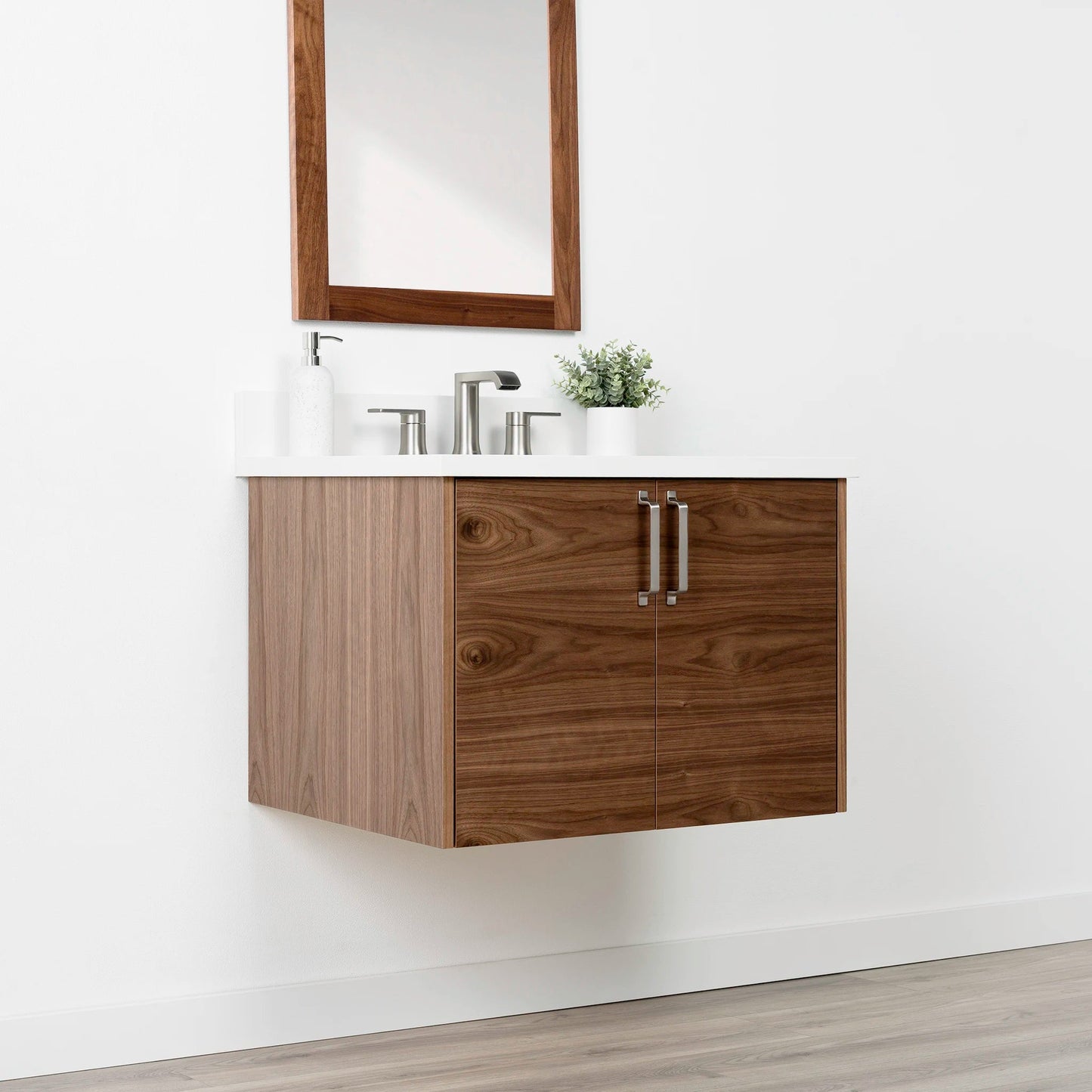 
                  
                    Austin SLIM 30" Wall Mount American Black Walnut Bathroom Vanity Teodor Bathroom Vanity United States
                  
                