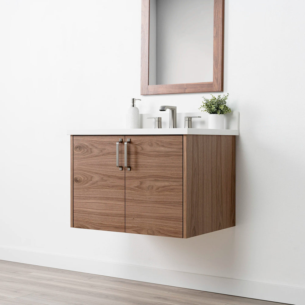 
                  
                    Austin SLIM 30" Wall Mount American Black Walnut Bathroom Vanity Teodor Bathroom Vanity United States
                  
                