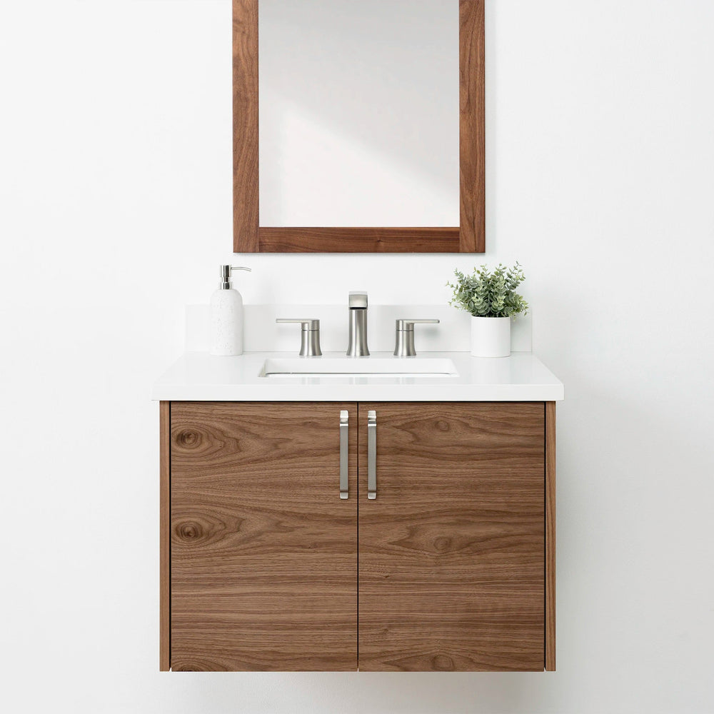 
                  
                    Austin SLIM 30" Wall Mount American Black Walnut Bathroom Vanity Teodor Bathroom Vanity United States
                  
                