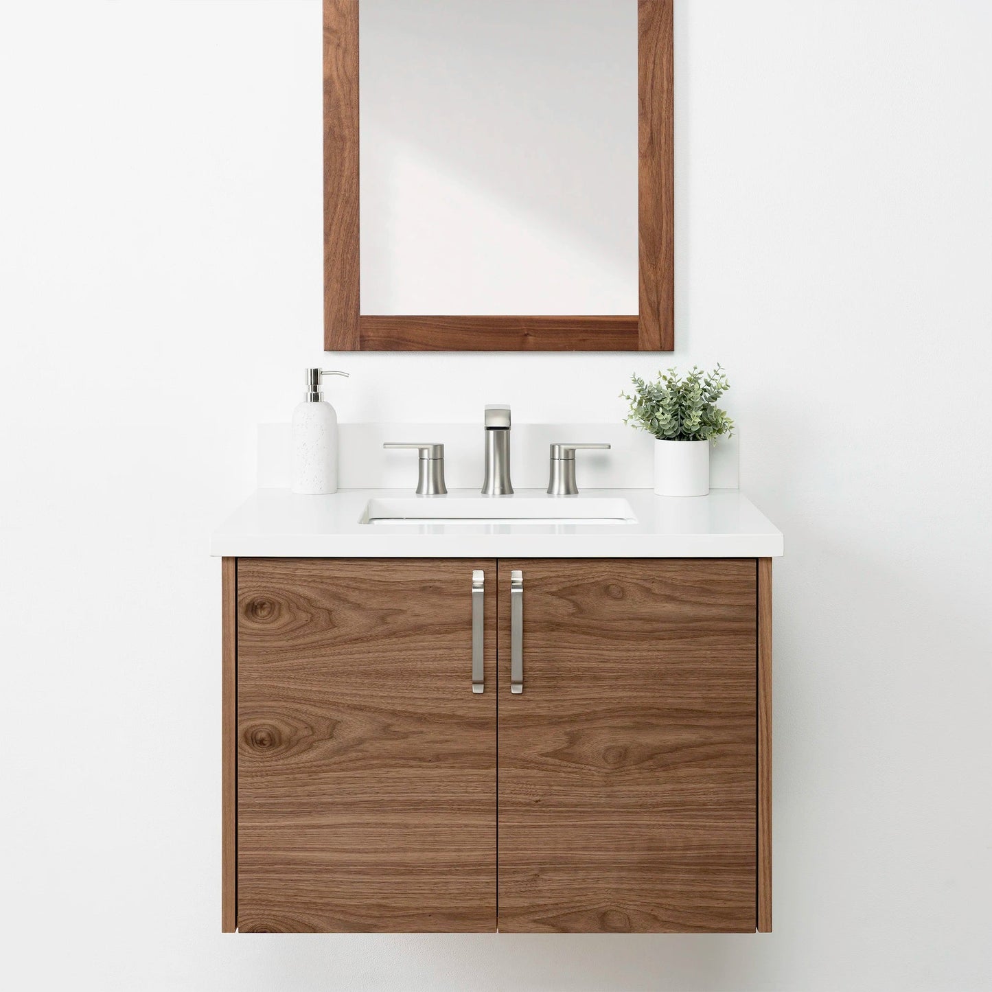 
                  
                    Austin SLIM 30" Wall Mount American Black Walnut Bathroom Vanity Teodor Bathroom Vanity United States
                  
                