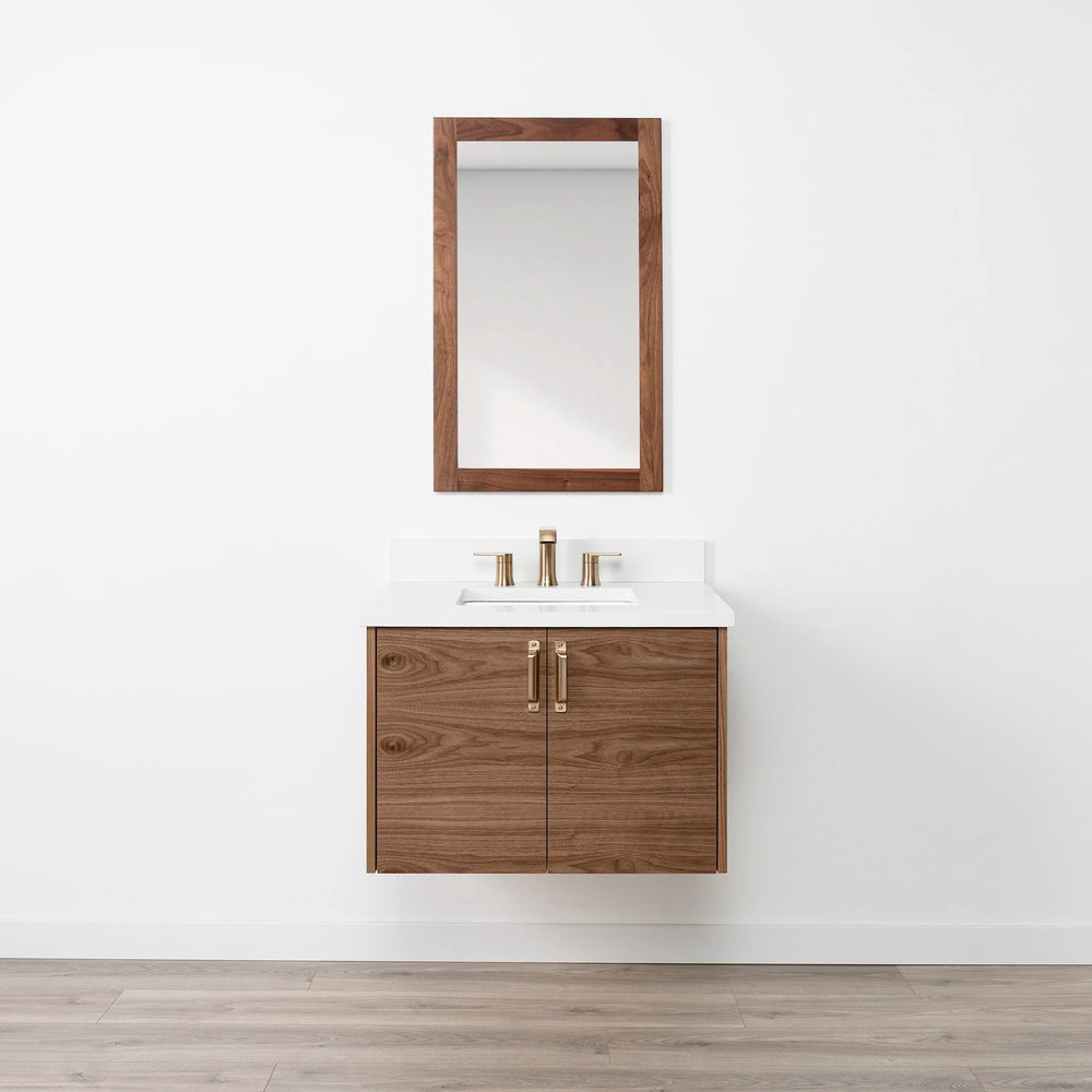 
                  
                    Austin SLIM 30" Wall Mount American Black Walnut Bathroom Vanity Teodor Bathroom Vanity United States
                  
                