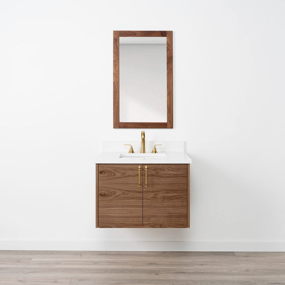 
                  
                    Austin SLIM 30" Wall Mount American Black Walnut Bathroom Vanity Teodor Bathroom Vanity United States
                  
                