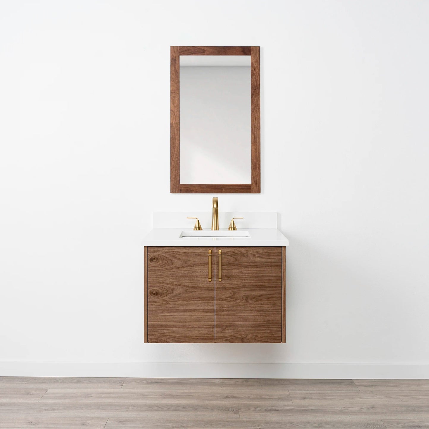 
                  
                    Austin SLIM 30" Wall Mount American Black Walnut Bathroom Vanity Teodor Bathroom Vanity United States
                  
                