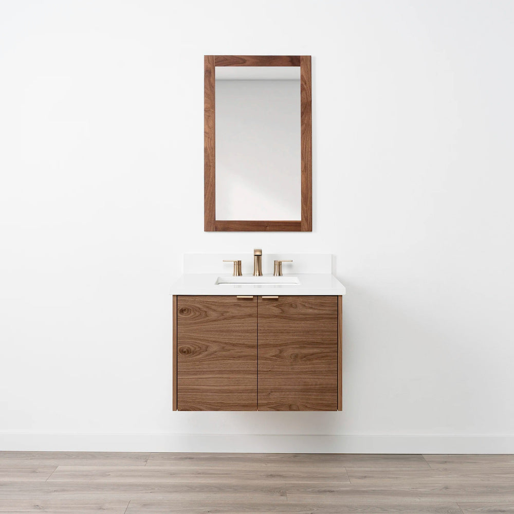 
                  
                    Austin SLIM 30" Wall Mount American Black Walnut Bathroom Vanity Teodor Bathroom Vanity United States
                  
                